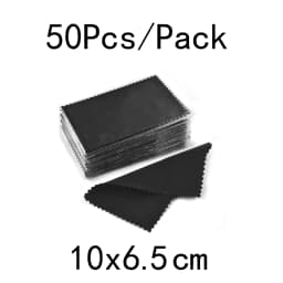 10-50pcs Polish Polishing Cloth Silver Color Cleaning Polishing Cloth Soft Clean Wipe Wiping Cloth For Silver Gold Jewelry Tool