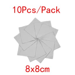 10-50pcs Polish Polishing Cloth Silver Color Cleaning Polishing Cloth Soft Clean Wipe Wiping Cloth For Silver Gold Jewelry Tool