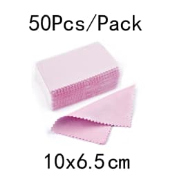 10-50pcs Polish Polishing Cloth Silver Color Cleaning Polishing Cloth Soft Clean Wipe Wiping Cloth For Silver Gold Jewelry Tool