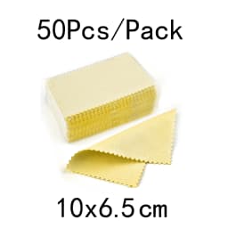 10-50pcs Polish Polishing Cloth Silver Color Cleaning Polishing Cloth Soft Clean Wipe Wiping Cloth For Silver Gold Jewelry Tool