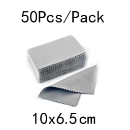 10-50pcs Polish Polishing Cloth Silver Color Cleaning Polishing Cloth Soft Clean Wipe Wiping Cloth For Silver Gold Jewelry Tool
