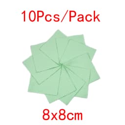 10-50pcs Polish Polishing Cloth Silver Color Cleaning Polishing Cloth Soft Clean Wipe Wiping Cloth For Silver Gold Jewelry Tool
