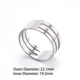17/18/19mm Stainless Steel Jump Rings Opening Tools Finger Ring Opener For DIY Jewelry Making Materials Supplies Accessories