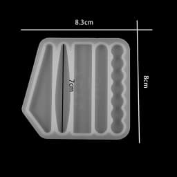Hairpin Silicone Molds for DIY Jewelry Making Tools UV Resin Crafts Geometric Multi Shape Hair Accessories Epoxy Resin Mold
