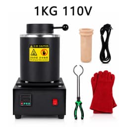 PHYHOO Electric Melting Furnace Digital Control Kiln For Casting Gold Silver Copper Scrap Smelting Jewelry Refining Purify Tool
