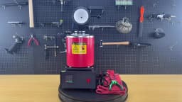 PHYHOO Electric Melting Furnace Digital Control Kiln For Casting Gold Silver Copper Scrap Smelting Jewelry Refining Purify Tool