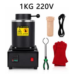 PHYHOO Electric Melting Furnace Digital Control Kiln For Casting Gold Silver Copper Scrap Smelting Jewelry Refining Purify Tool
