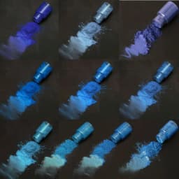 10 Colors Sea Blue Mica Powder Pearl Pigment Epoxy Resin Colorant Cosmetic Grade