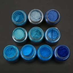 10 Colors Sea Blue Mica Powder Pearl Pigment Epoxy Resin Colorant Cosmetic Grade
