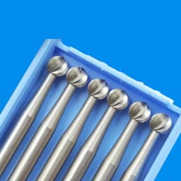 0.3-5.0mm Jewelry Gems Setting Bur Round Cutting Burs Jewellery Tools graving jewelry burrs 6 pieces/box