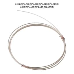 1 M 925 Sterling Silver Wire in Jewelry Making 0.3/0.4/0.5/0.6/0.7/0.8/0.9/1.2mm