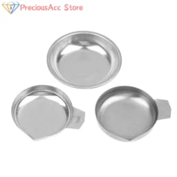1 Set Weighing Powder Pans Scale Pan For Weigh Liquid Powder Gems Diamond Gemstone Weighing Pan