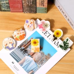 Hair Clip Silicone Resin Molds Resin Keychain Mold Fridge Magnet Clips Epoxy Casting Mold for DIY Crafts Jewelry Making