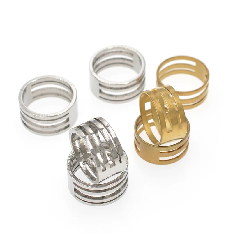 Stainless Steel 2 Sizes Jump Ring Open Closing Finger Jewelry Tools & Equipments Round Circle Plier Tool for Jewelry Making