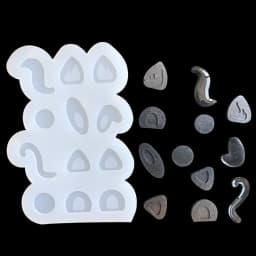 Animal Parts Silicone Mold Resin Shaking Cup Mold for Pendant Jewelry Keychain Decoration Making Diy Crafts