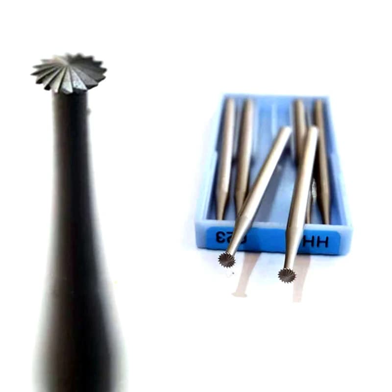 6PCS Jewelry Setting Burs Diamond Bearing Cutter Stone Set Jewelry Making Tools milling cutter bur HH