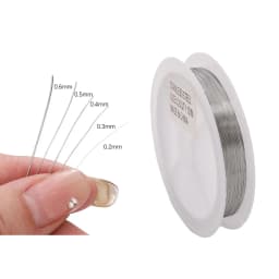 0.2-0.6 mm Strong Stainless Steel Line Wire Beading Cord String Craft Bailing Sculpting Wire For Jewelry Making DIY Handcraft
