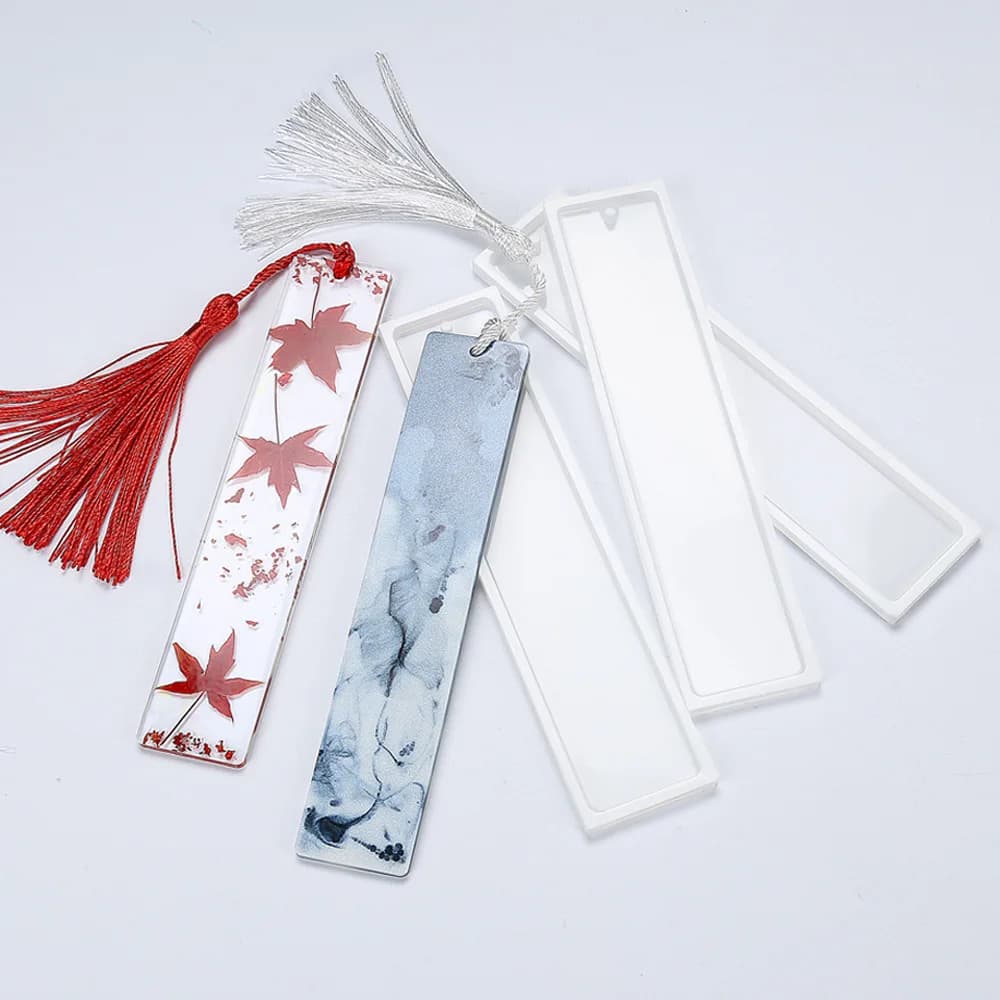 Rectangle Silicone Bookmark Resin Mold DIY Bookmark Mold Making Epoxy Resin Jewelry DIY Craft Silicone Transparent Mold
