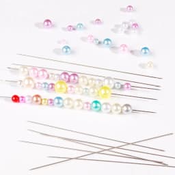 50pcs Thin Metal Beading Needles for Beads Threading String Tambour/Jewelry Bracelet Necklace Making Pins Cord Tools Pins DIY