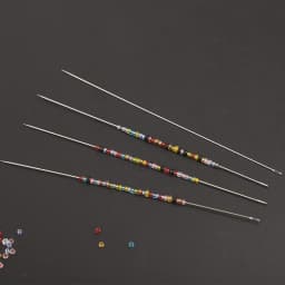 30pcs Metal Beading Needles For Beads Threading String Tambour/Jewelry Bracelet Necklace Making Pins Cord Tools Pins DIY