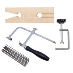 1 Set 3-in-1 Professional Jeweler's Saw Set Jewelry Tools Saw Frame 144 Blades Wooden Pin Clamp Wood Metal Jewelry Toos