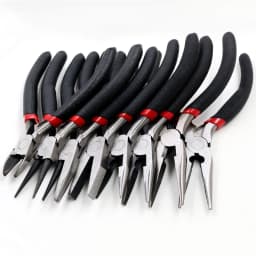 Ferronickel Carbon-Hardened Steel Round Nose End Cutting Jewelry Pliers Tools DIY Equipment Pliers Fit Handcraft Beadwork Repair
