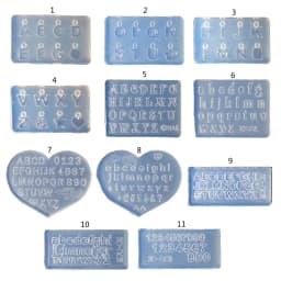 1 Pc Mini Letters Numbers 3D Nail Art Decorations UV Crystal Epoxy Mold Nail Ornaments Silicone Mould DIY Crafts Jewelry Casting