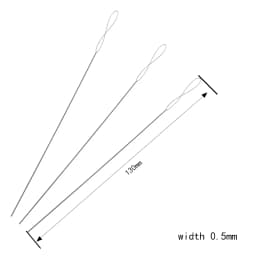 1pc 80-140mm Stainless Steel Big Eye Beading Needles Easy Thread String Cord Pins For Beads DIY Jewelry Findings Making Tools