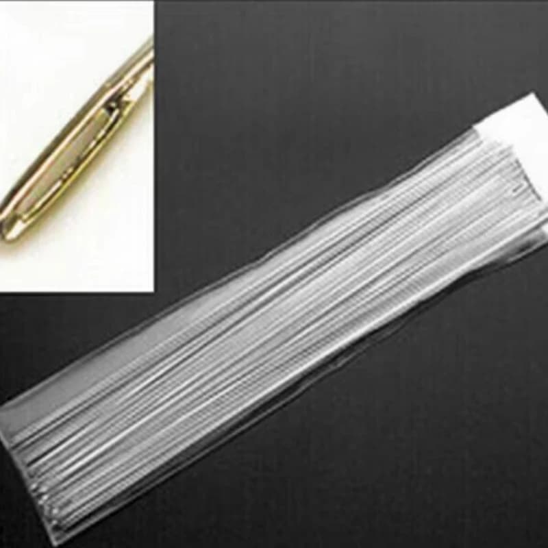 50pcs Tools Beading Needles Threading Cord Tool Mini Size Graver Jewelry Threading Metal Tools 0.45x55mm Crochet