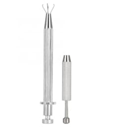 4 Prong Stainless Steel Jewelry Holder Pick-up Tool Diamond Gems Holder Tweezer Catcher Grabber with 4 Claws Jewelry Making Tool