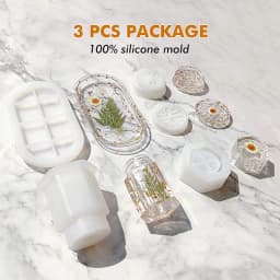 Resin Mold DIY Herb-medicine Grinder Spice Crusher Silicone Mold A Set of Epoxy