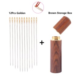 SMI Stainless Steel Beading Needles 4 Styles Jewelry Making Needle Threaders Set Long Straight Big Eye Beading Tools for Jewelry