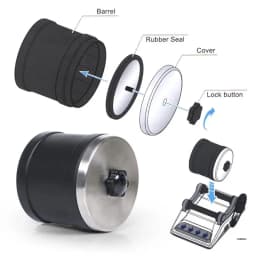 Rock Tumbler Electric Gemstones Polishing Machine Rock Polisher DIY Stone Polishing Toy Fun Physics Experiment Tool