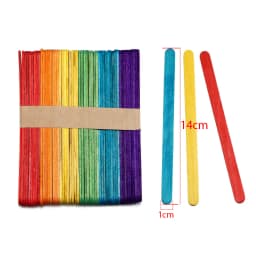 50-150 Pcs Ice Cream Popsicle Sticks Wooden Stirring Stick For Epoxy Resin Mold Jewelry Making Handmade Craft Supplies Tools