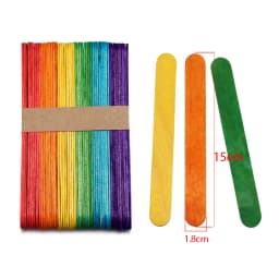 50-150 Pcs Ice Cream Popsicle Sticks Wooden Stirring Stick For Epoxy Resin Mold Jewelry Making Handmade Craft Supplies Tools