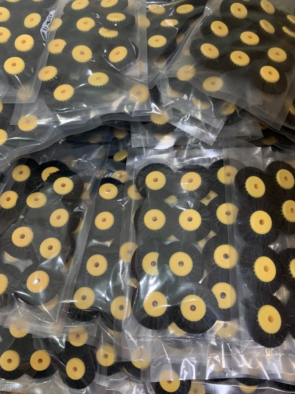 12PCS Abrasive Black Bristle Brush Buffing Wheel Brush for Polishing Tool Accessories Engraver Cleaning Tools 2C