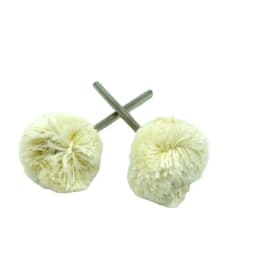10pcs 22mm Jewelry Polishing Wheel 2.35mm Shank Cotton Buffing Pad Brush Tools for Jewelers