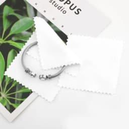 50 PCS Silver Polishing Cloth Cleaner Jewelry Cleaning Cloth Anti-Tarnish Tool