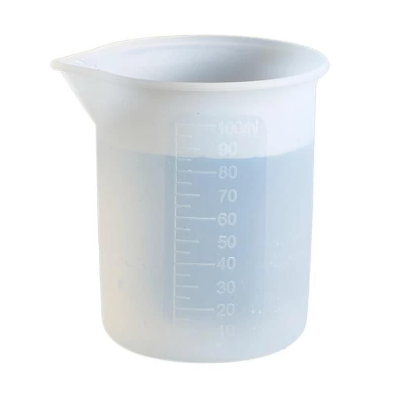 100ML Silicone Measuring Cup DIY Jewelry Making Tools Mixed Measure Accessories X6HE