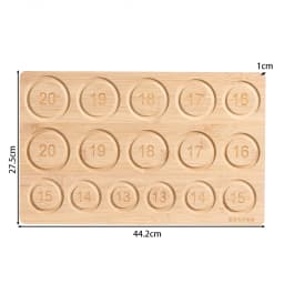 1pcs Wood Bead Board Bracelet Beading Organizer Beading Tray Plate for Jewelry Making DIY Necklace Measuring Tool Accessory