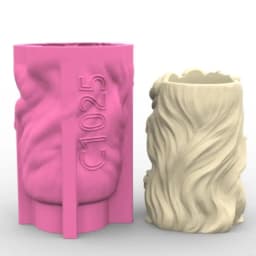 Unique Cement Resin Mold For Planters Female Silicone Crafting Home Decoration