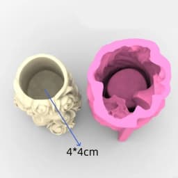 Unique Cement Resin Mold For Planters Female Silicone Crafting Home Decoration