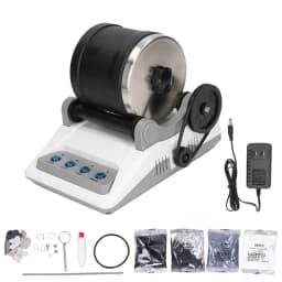 E06E Rock Tumbler Electric Gemstones Polisher DIY Stone Polishing Toy Professional Electric Polisher for Children Adults