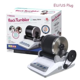 E06E Rock Tumbler Electric Gemstones Polisher DIY Stone Polishing Toy Professional Electric Polisher for Children Adults