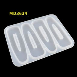 Handmade Barrettes Silicone Epoxy Resin Molds DIY Hair Pin Acrylic Alligator Hair Clip Jewelry Making Tools