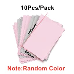 10-50Pcs Jewelry Cleaning Cloth Polishing Cloth for Sterling Silver Gold Platinum Small Polish Cloth For Jewelry Clean and Shiny