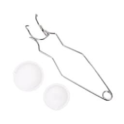 Quartz Melting Crucible Set Whip Tongs Metal Molding Supplies Gold Melting Set Small Crucible Set Suitable for Jewelry Y08E