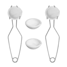 Quartz Melting Crucible Set Whip Tongs Metal Molding Supplies Gold Melting Set Small Crucible Set Suitable for Jewelry Y08E