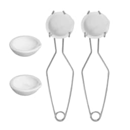 Quartz Melting Crucible Set Whip Tongs Metal Molding Supplies Gold Melting Set Small Crucible Set Suitable for Jewelry Y08E