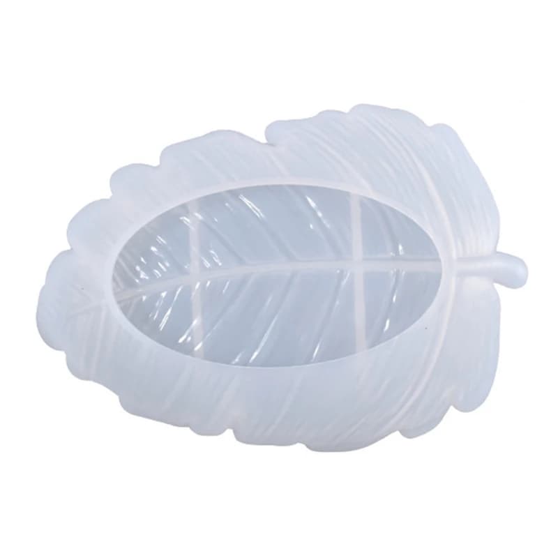 Silicone Leaf Shaped Plate Mold Jewelry Tray Epoxy Mold Casting Resin Molds N58F